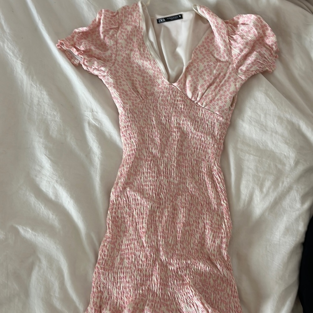 Zara mini dress floral